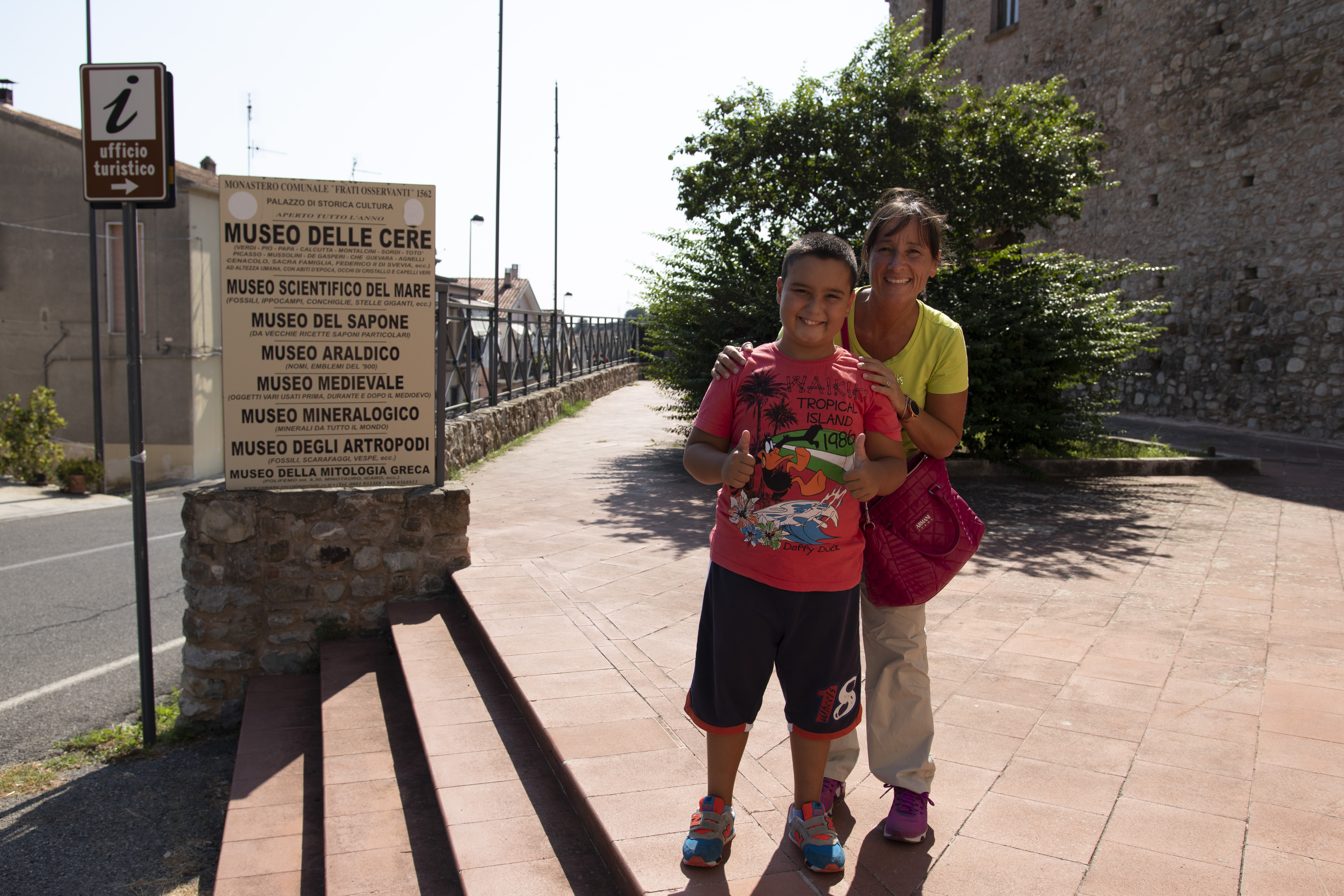 Rocca Imperiale con i bambini