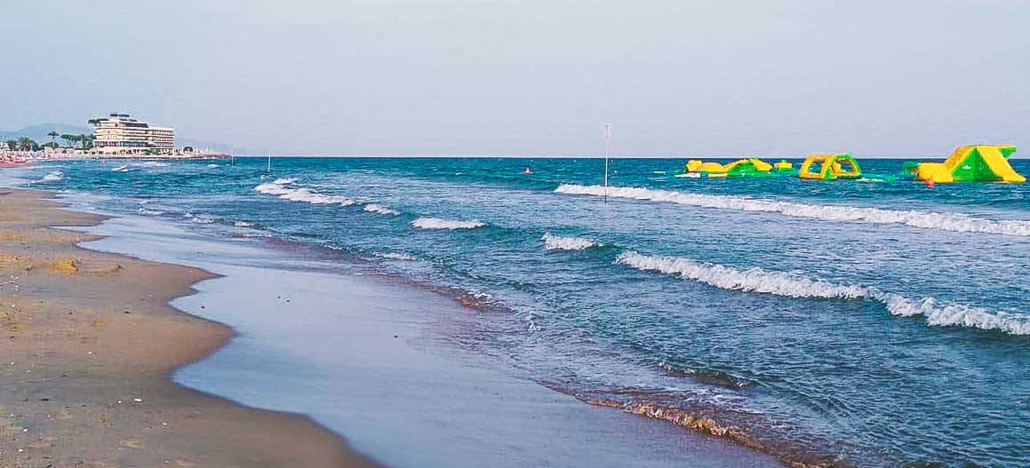 Spiaggia di Terracina con i bambini