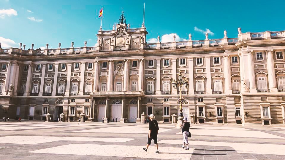 Palazzo Reale di Madrid con i bambini