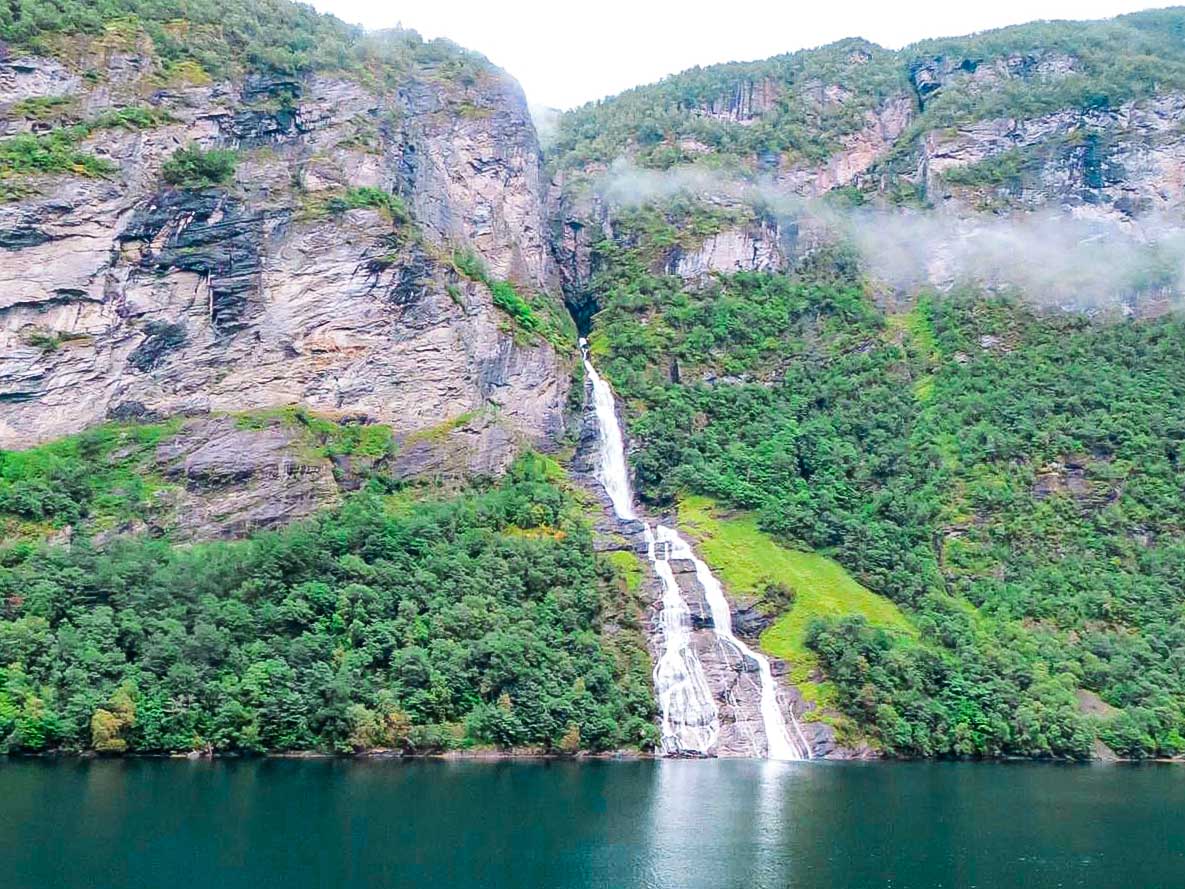 Cascate di Geiranger, in Norvegia, con i bambini