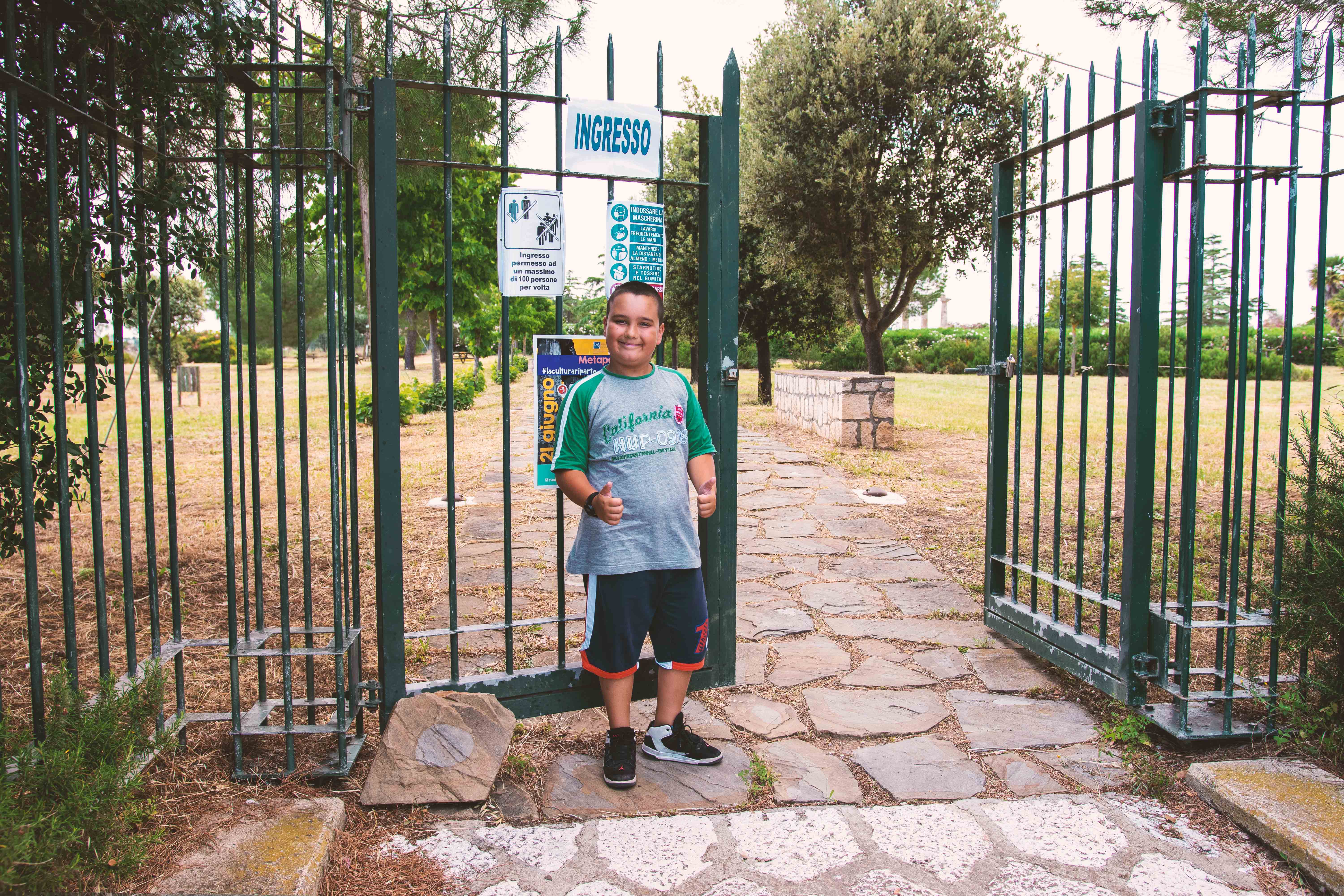 Tavole Palatine con i bambini, a Metaponto (MT)