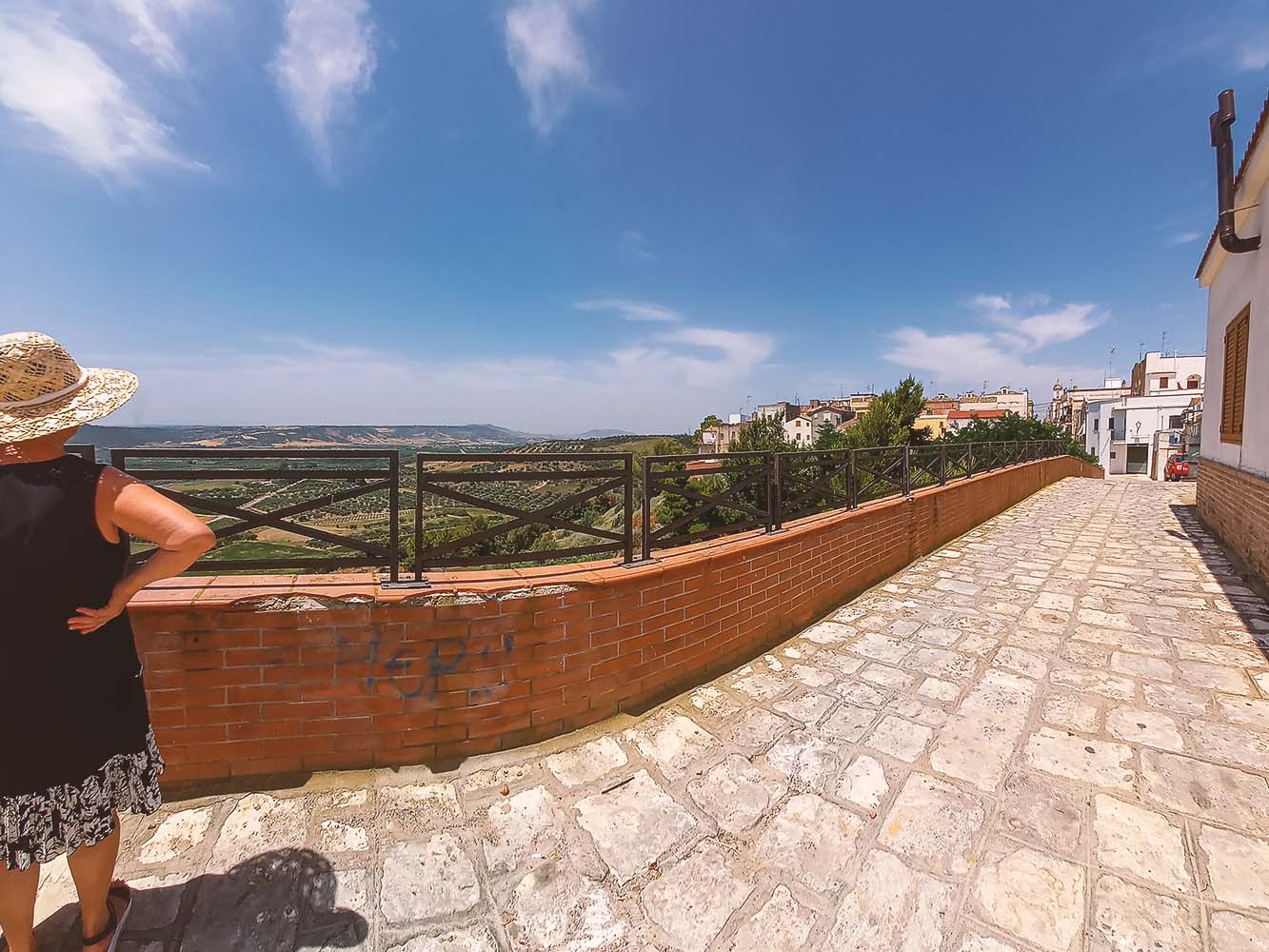 Vista panoramica della Vallata del Basento a Bernalda (MT)